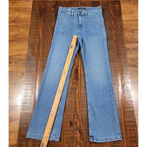Calvin Klein Womens Jeans 27×31 Straight Leg Med. Wash Repreve Stretch Mid Rise